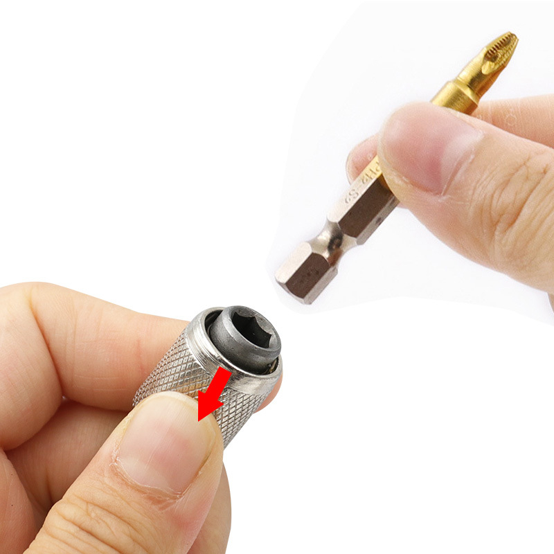Bộ 2 đầu chuyển đổi máy khoan bê tông đầu gài tròn 4 rãnh sang đầu lục giác