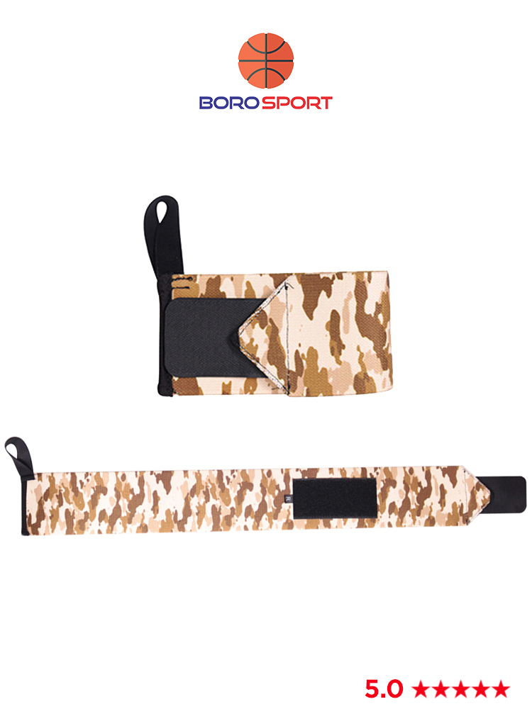 Ảnh Băng Quấn Bảo Vệ Cổ Tay Hàng Chính Hãng Băng Quấn Thể Thao Tập Gym Chất Liệu Polyester Chắc Chắn Cleacco Camo Boro Sport 1