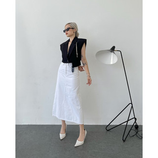 MIDDUA - VJ036 Váy Midi dài chữ A