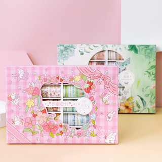 Sticker Phong Cảnh Trang Trí Toploader Vintage Cute Washi Tape Caro Timo WS11
