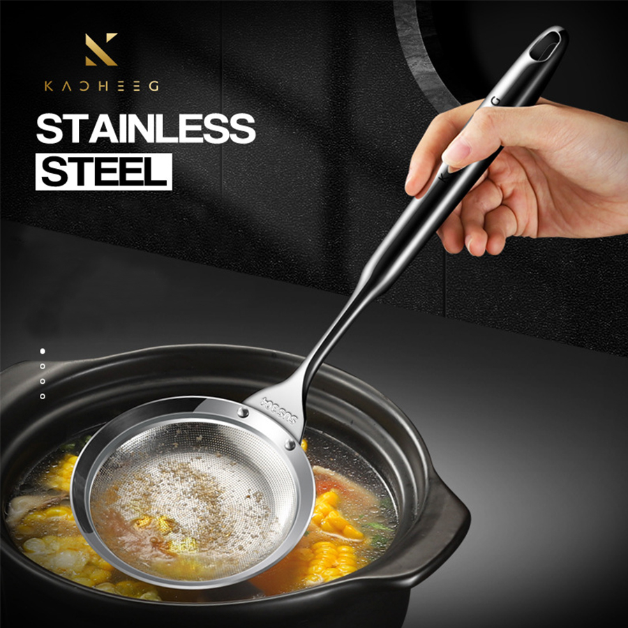 Muôi inox lọc cặn, vớt dầu KACHEEG DYDIN cao cấp | Shopee Việt Nam