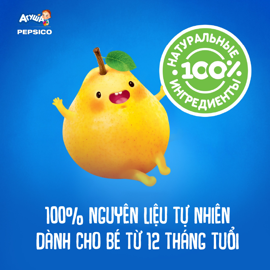 Ảnh Bánh ăn dặm Agusha vị Lê (30g) dành cho bé từ 12 tháng trở lên 1