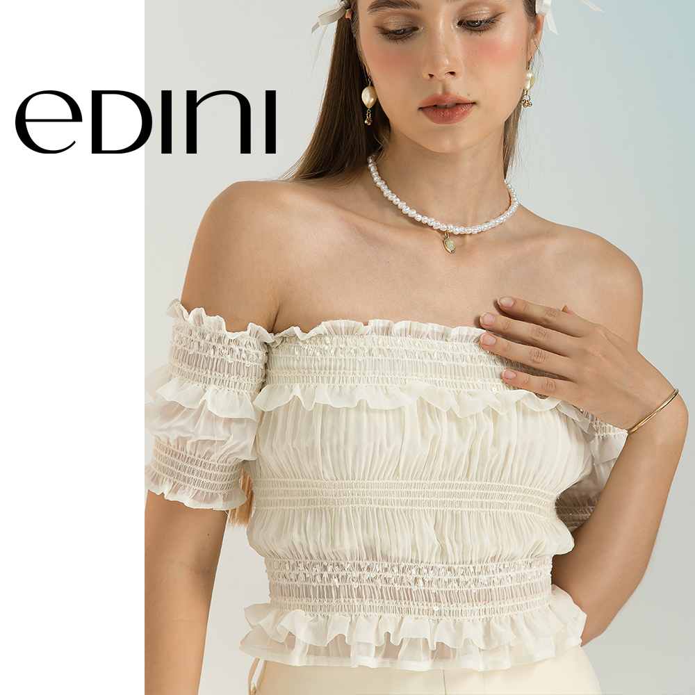 Áo Ống Voan Smocking Kèm Tay Rời Thời Trang Sang Trọng - EDINI - A1560 ...