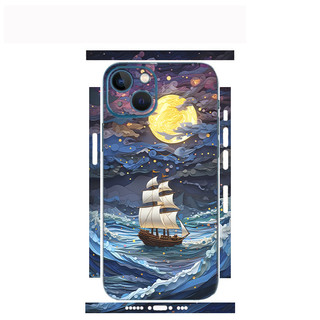 Tấm dán Skin mặt sau / Ốp lưng Thuyền Buồm MS02 FULL VIỀN 15 pro max , 14 pro max , 13 pro max , 12 pro max - FukiShop