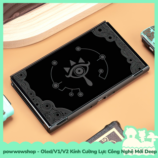 [Sẵn VN - Hỏa Tốc] Oled/V1/V2 Kính Cường Lực Sleep Display Dành Cho Nintendo Switch Zelda Tears of the Kingdom