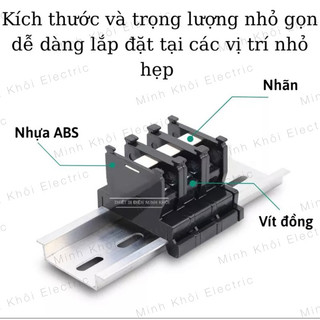 Cầu Đấu Mắt Rời TBR 10A, 20A,30A,cầu đấu dây điện domino tép,terminal ...