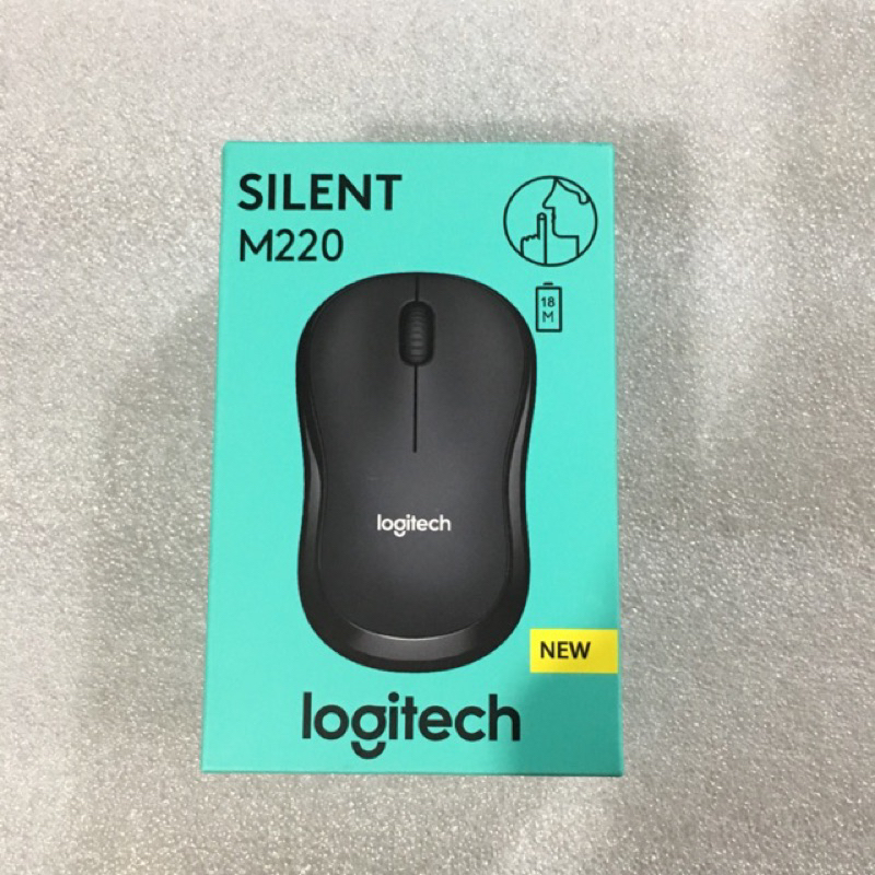 chuột logitech m220 không dây MÀU đen nhỏ gọn | Shopee Việt Nam