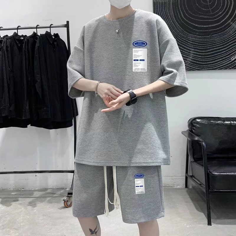 Set đồ bộ HappyFamily in logo năng động trẻ trung chất cotton 100 cao cấp