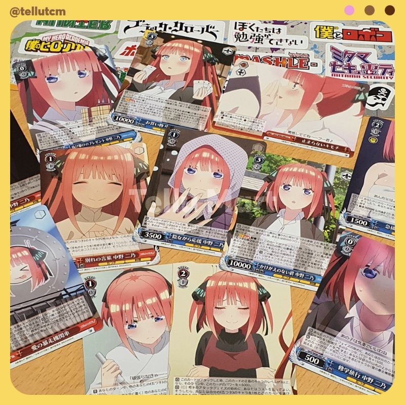 Thẻ Bài Card Nino Nakano Gotoubun Season 2 Weiss Schwarz | Shopee Việt Nam