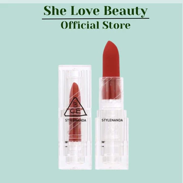 Son thỏi lì 3ce màu trong suốt 3,5g Red Muse giúp lên màu chuẩn sắc yêu ngay từ cái nhìn đầu tiên
