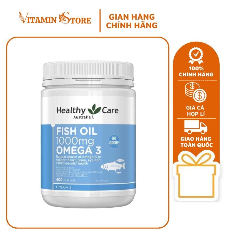 Vi N U Ng D U C Healthy Care Fish Oil Mg Omega C A C L Vi N Shopee Vi T Nam