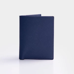 Bóp Ví Nam Da Bò Card Mini Saffiano Mỏng Gọn Thanh Lịch DFB263 Hàng Cao Cấp Bảo hành 12 tháng