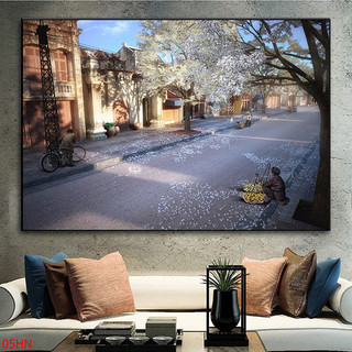 Tranh Treo Tường Hà Nội Xưa 02 - Tranh Laminate Tráng Gương