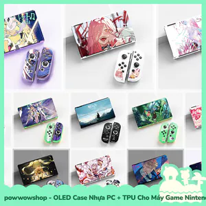 OLED Case Ốp Nhựa PC & TPU Dành Cho Máy Game Nintendo Switch Phong Cách Anime Manga Game