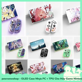 [Sẵn VN - Hỏa Tốc] OLED Case Ốp Nhựa PC & TPU Dành Cho Máy Game Nintendo Switch Phong Cách Anime Manga Game
