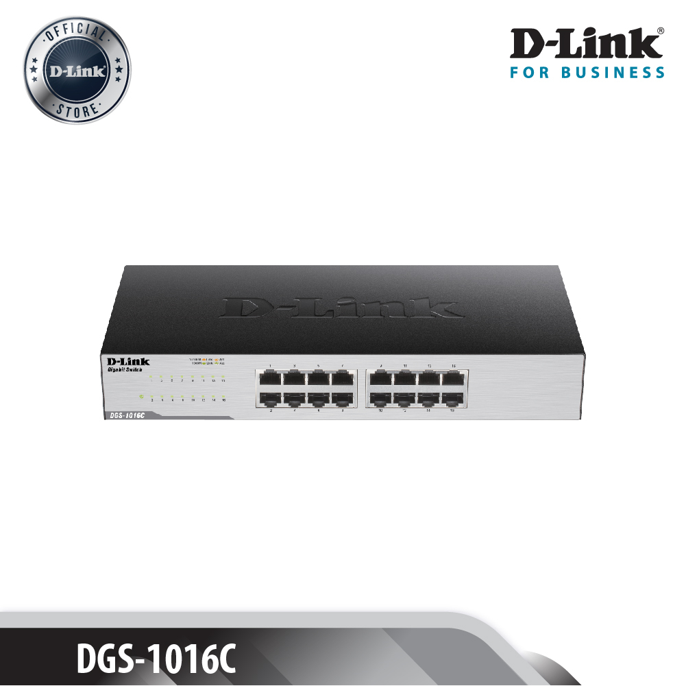 D-LINK DGS-1016C - Bộ chia cổng mạng 16 cổng 10/100/1000 Mbps | Shopee ...