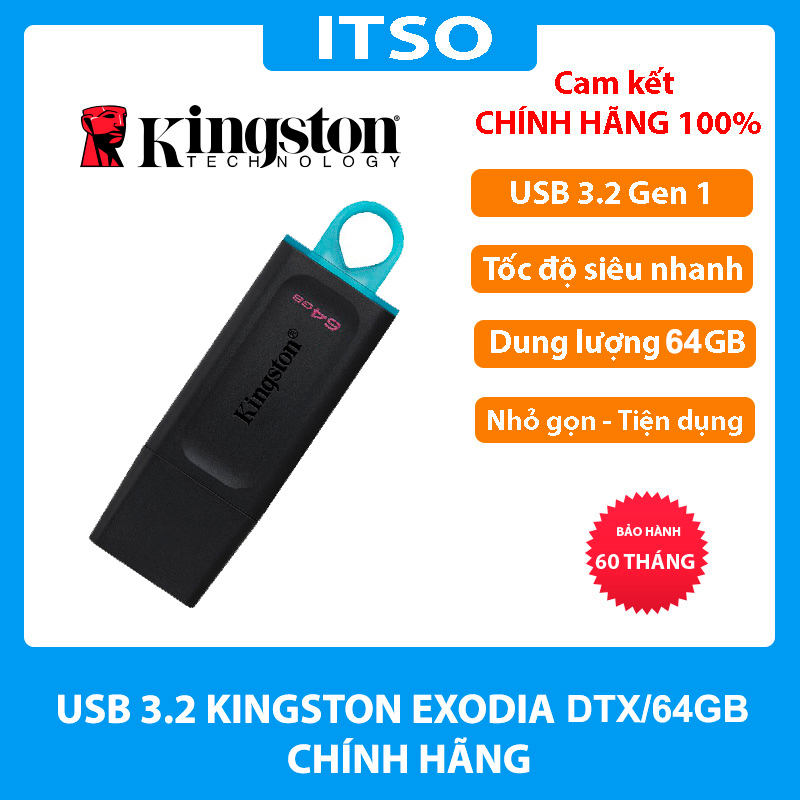 USB Kingston DataTraveler Exodia (Nắp rời) chính hãng - Bảo hành 5 năm ...