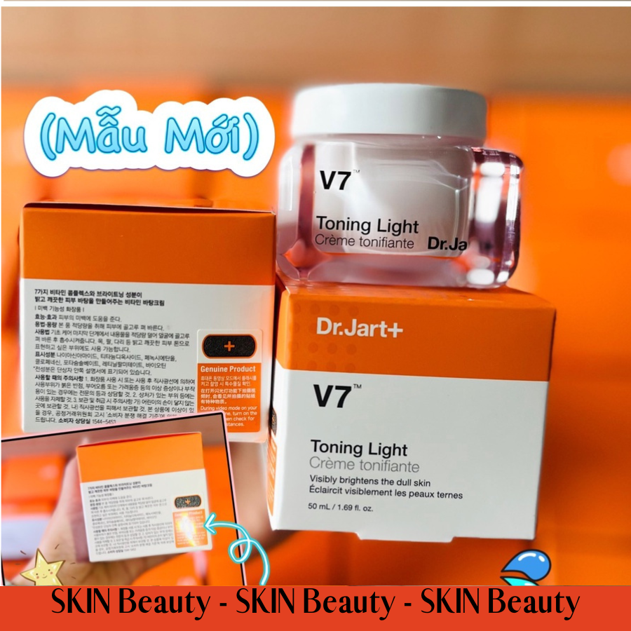 Kem dưỡng da V7 Toning Light Dr.Jart+ (50ml) - Hàn Quốc giúp da mờ thâm nám hiệu quả