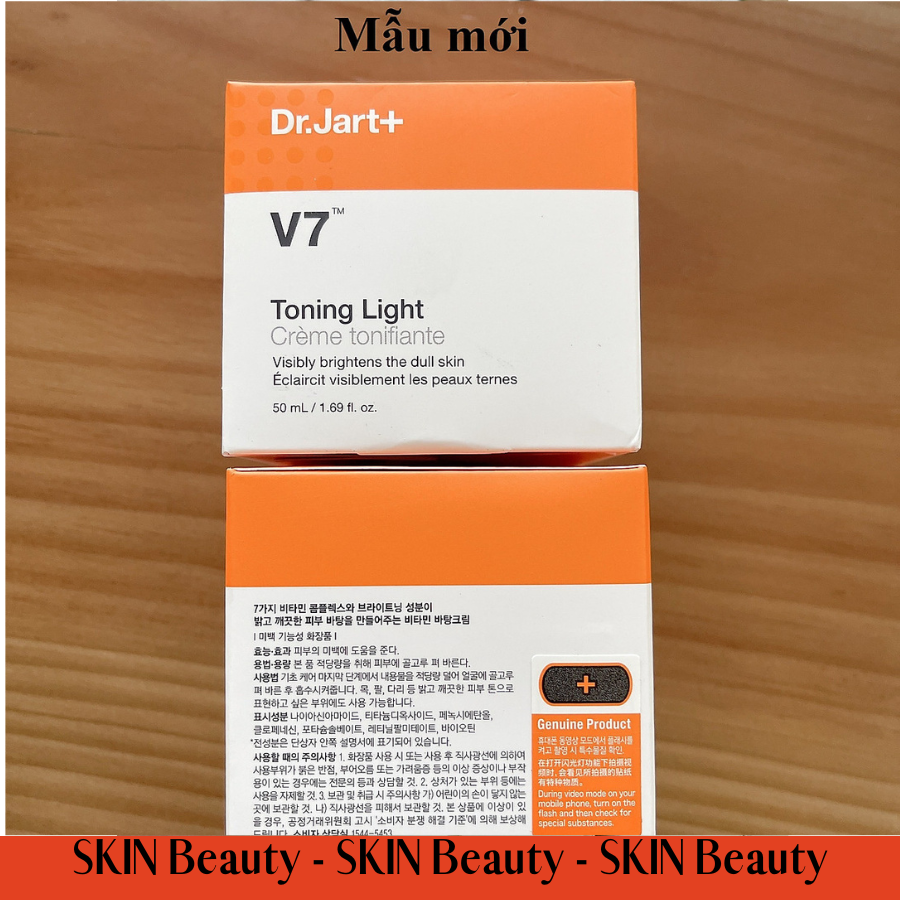 Kem dưỡng da V7 Toning Light Dr.Jart+ (50ml) - Hàn Quốc giúp da mờ thâm nám hiệu quả