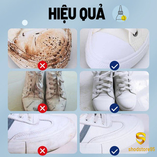 Chai tẩy ố đế giày, tẩy ố vàng trên nhựa, cao su