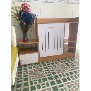 Tủ Giày Gỗ Có Cánh DQ HOME Đa Năng Để Đồ Dùng Cá Nhân Giúp Sắp Xếp Không Gian dễ dàng lắp ráp kích thước 80x80x30