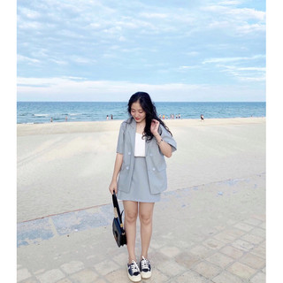 Chân váy ngắn dáng A Ma Vie