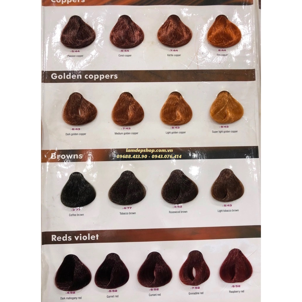 Bộ 5 - 10 Tuýp kem nhuộm tóc 3D - Sophia 3D color - Mã màu vàng /33 (100ml) (Cần mua thêm trợ nhuộm)