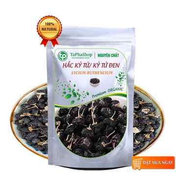 Hắc kỷ tử khô 100g, Hắc kỷ tử Tây Tạng, Kỷ tử đen (Loại 1, Thơm, Sạch)
