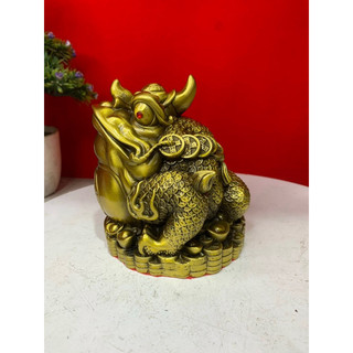 Cóc Thiềm Thừ 1 Sừng Phong Thuỷ  Lộc bằng đồng