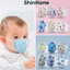 Túi 10 cái Khẩu trang 3 lớp kháng khuẩn cho bé trai bé gái sơ sinh 0-10 tuổi ShinHome