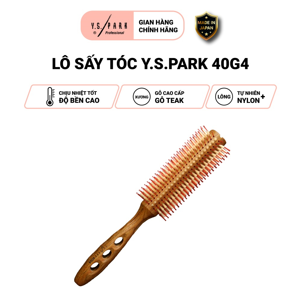Lô sấy tóc Curl Shine Stylers YS Park professional lược uốn cao cấp chính hãng YS-40G4