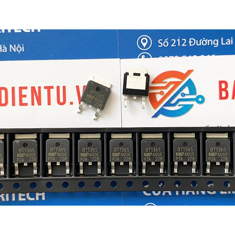 Combo 10 con BT136S-600E, BT136S TO-252 TRIAC 4A/600V | Lazada.vn