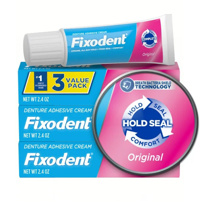 [CHÍNH HÃNG] Kem dán răng giả Fixodent Complete Original Denture