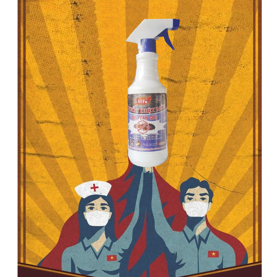 Diệt mối - diệt mọt gỗ dạng xịt tại nhà giá rẻ SIFA 500ML diệt mối tận gốc tủ bếp, sàn gỗ, khung cửa, cây trồng