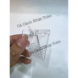 CỐC ĐỰNG TRÙNG CHỈ CHO CÁ ĂN ACRYLIC EBI-VN ̣̣̣̣̣(HÌNH TAM GIÁC)