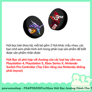 [Sẵn VN - Hỏa Tốc] NSPro/PS4/PS5/Xbox Set 2 Nút Bọc Dành Cho Analog Tay Cầm Controller Phong Cách Game Anime Manga