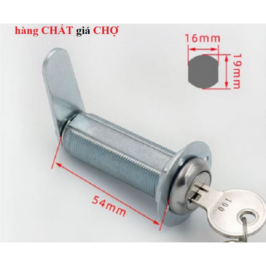 Khóa locker 54mm - Siêu đặc biệt - khóa tủ, khóa cửa dài 50mm, khóa ...