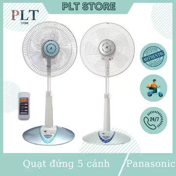 Quạt lửng, Quạt đứng 5 cánh có remote điều khiển từ xa Panasonic F-307KHB, F-307KHS