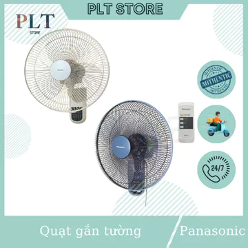 Quạt Gắn Tường, Quạt Treo Tường 3 Cánh Có Remote điều Panasonic F-409MB, F-409MG