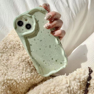 Ốp lưng iphone cạnh sóng nổi Xanh cốm cute 6s/6splus/7/7plus/8/8plus/x/11/12/13/14/15/16/max/promax sk2022