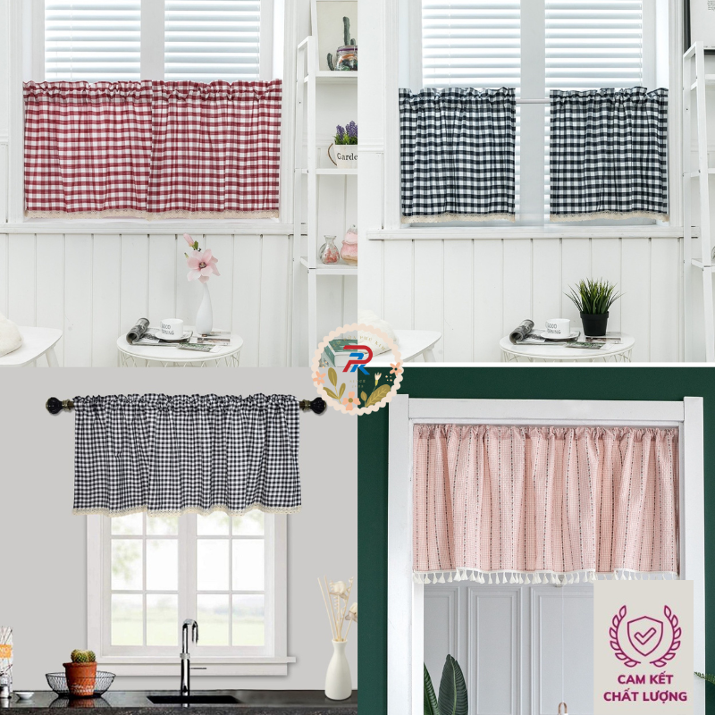 Rèm Canvas Treo Cửa Ngắn PK Rèm Luồng Thanh Treo Không Cần Đóng Đinh ...