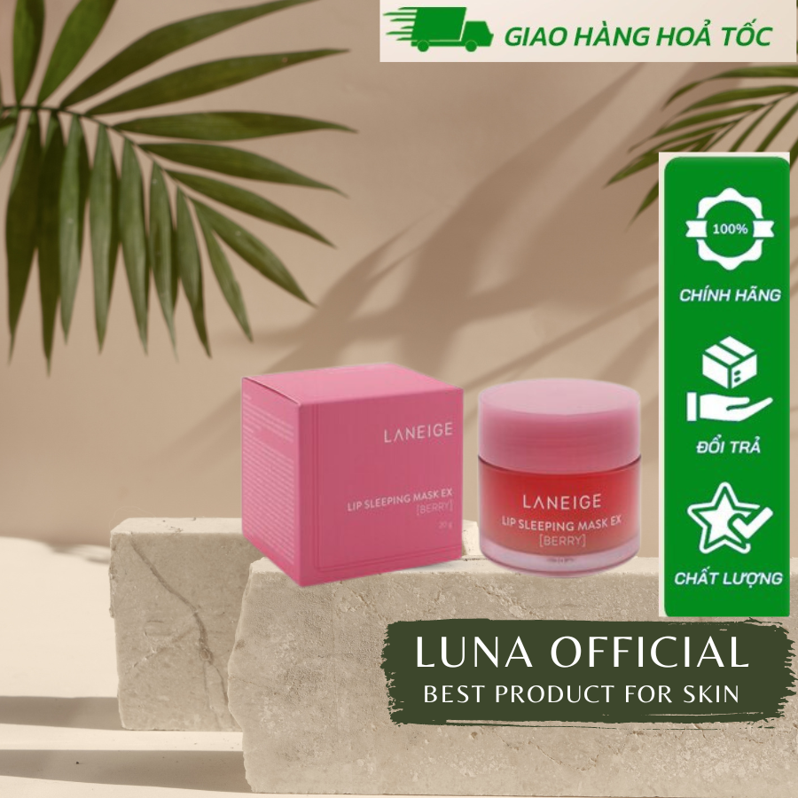 [ Mẫu Mới ] Mặt nạ ngủ cho môi Laneige Lip Sleeping Mask Berry 20g EX