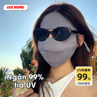 Khẩu trang vải chống ô nhiễm bụi mịn LUXHOME, khẩu trang ninjia hai lớp chống tia UV có thể tăng chỉnh