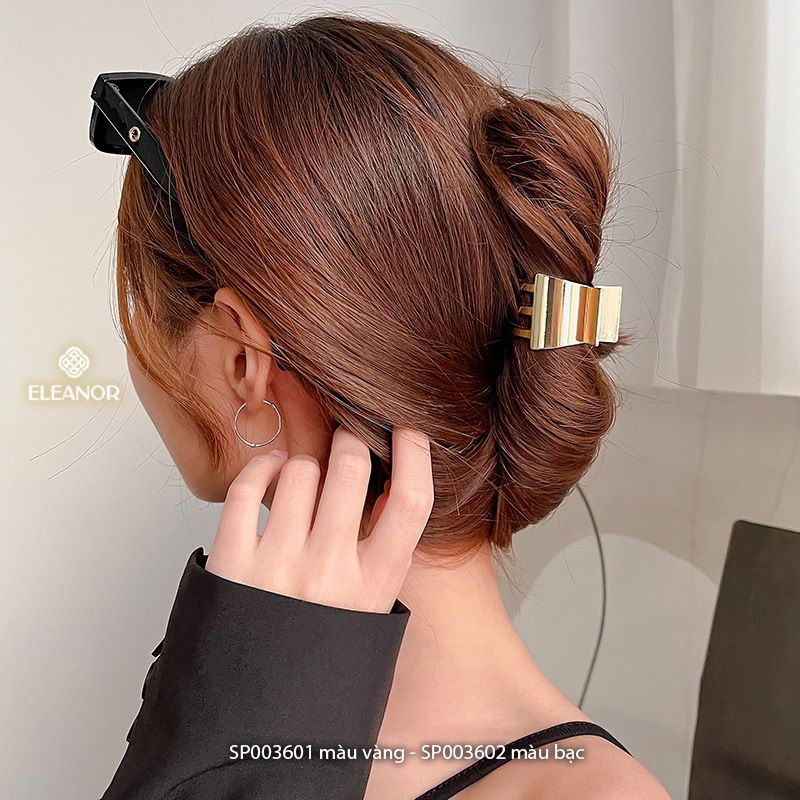 Kẹp tóc nữ càng cua Eleanor Accessories kiểu dáng basic phụ kiện tóc kẹp tóc 3601