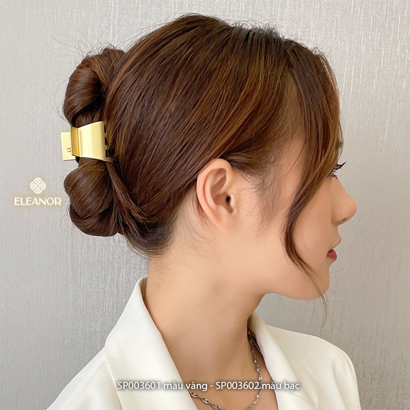 Kẹp tóc nữ càng cua Eleanor Accessories kiểu dáng basic phụ kiện tóc kẹp tóc 3601
