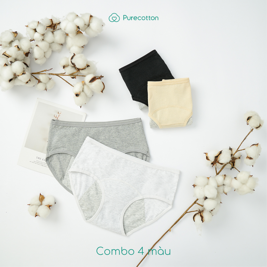 Ảnh Quần lót chống tràn nguyệt san Purecotton chống tràn kinh nguyệt Happy Moon PC031 2