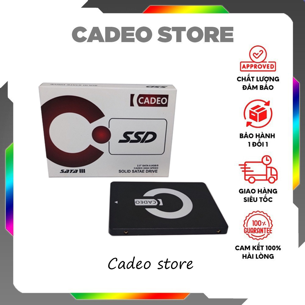 Ổ Cứng SSD CADEO 128GB SATA III hàng mới bảo hành 36 tháng | Shopee ...