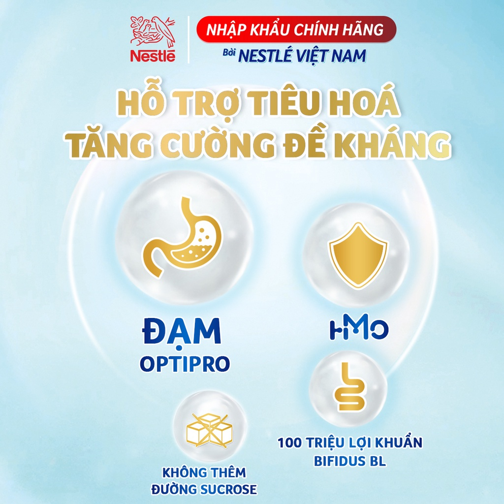 Sữa bột NAN Optipro Nga 800g số 1, 2, 3, 4 - Lon 800g - Hỗ trợ phát triển trí não, tăng sức đề kháng - SONMILK