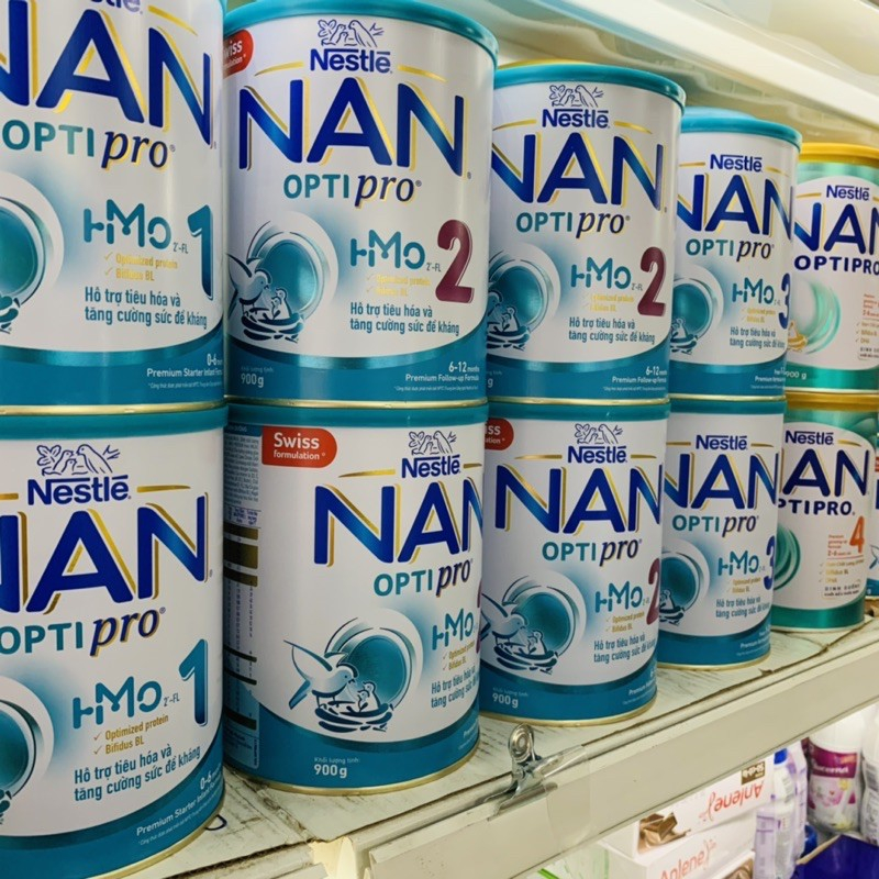 Sữa bột NAN Optipro Nga 800g số 1, 2, 3, 4 - Lon 800g - Hỗ trợ phát triển trí não, tăng sức đề kháng - SONMILK