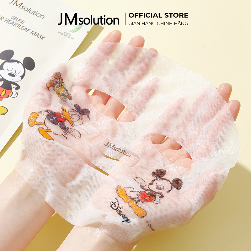 JMsolution Mặt Nạ Diếp Cá Selfie Barrier Heartleaf Mask 30ml - Làm Dịu Và Cân Bằng Làn Da - Chính Hãng